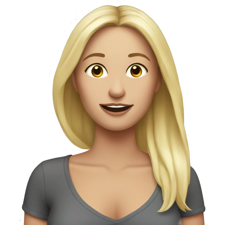 Mum life blonde emoji