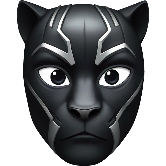 black panther mask emoji
