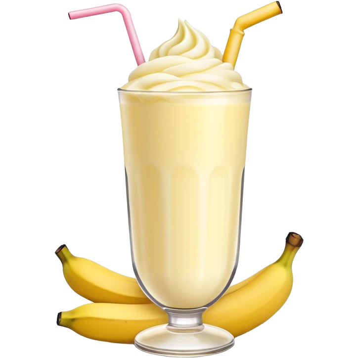 Banana milk shake emoji
