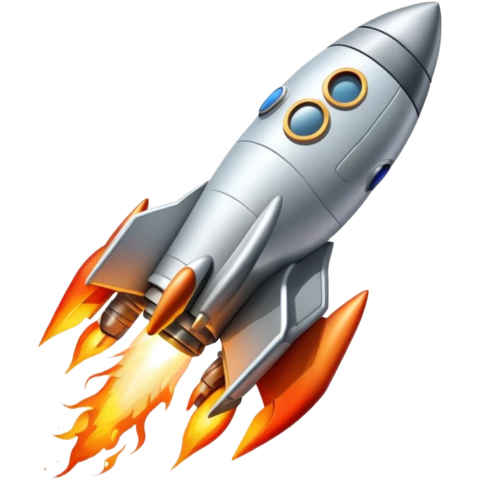rocket ship blasting off to space emoji