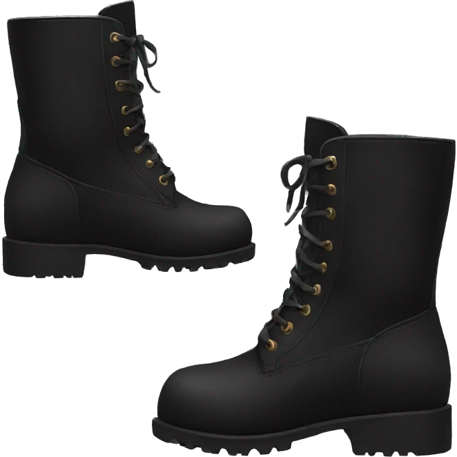 Black boots emoji