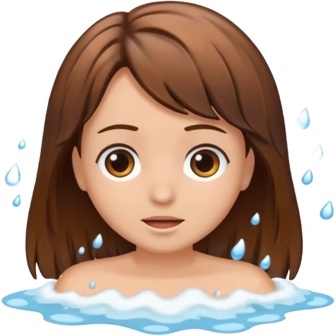 Hair wash emoji