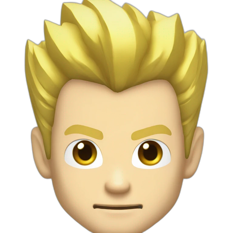vegeta blond beard emoji