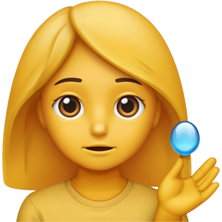 Naked girl showing her pussy emoji