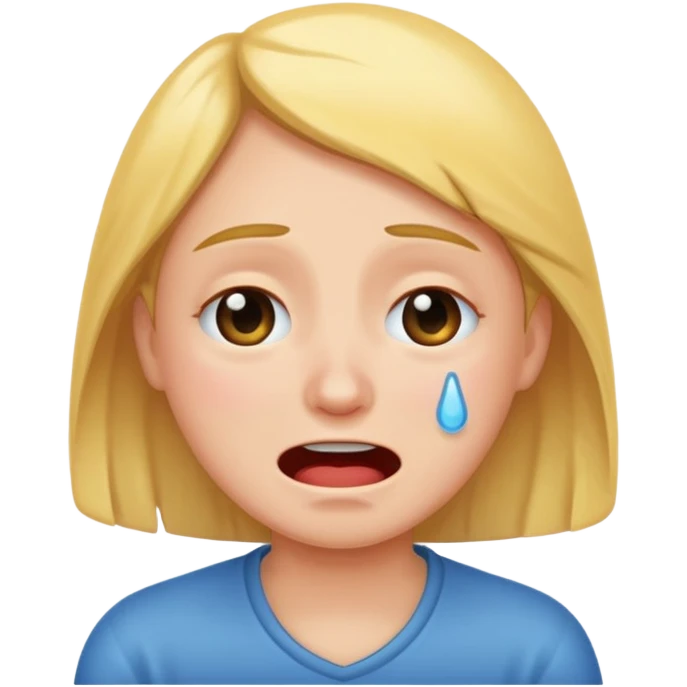 crying but happily  emoji