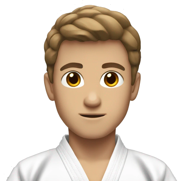 White boy brown hair jiu jitsu moves emoji