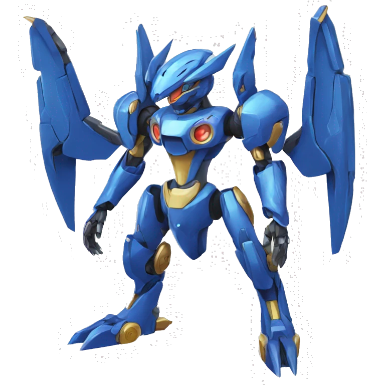 a futuristic mechanical Pokémon-Medabot-Dragon full body emoji