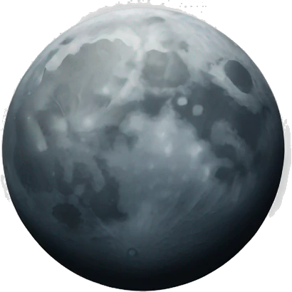 Moon with crown emoji