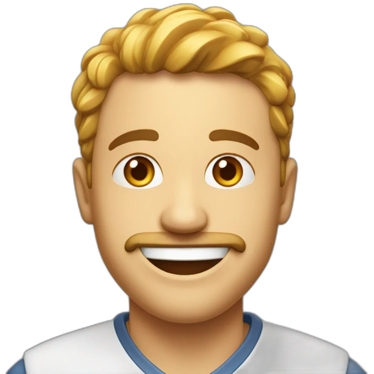 Emoji qui se retient de sourire en baissant la mâchoire en gardant la bouche fermée emoji