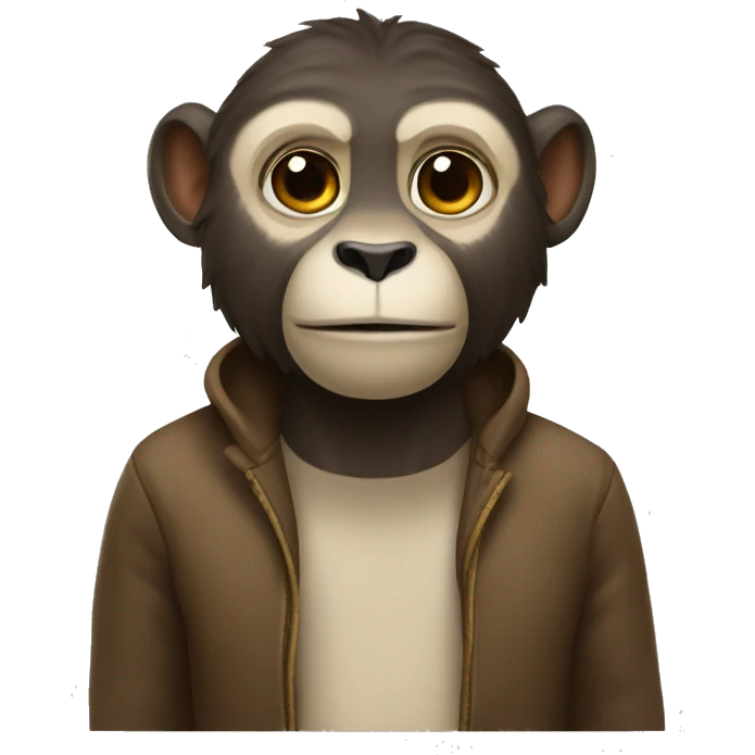 Lontra com macaco  emoji