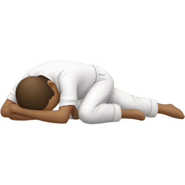 Laying facedown emoji