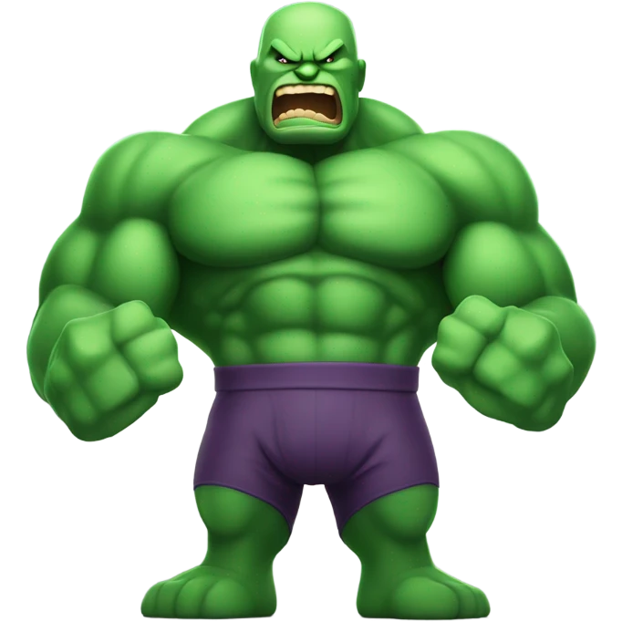 Hulk smash emoji