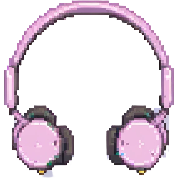 pink headphones emoji