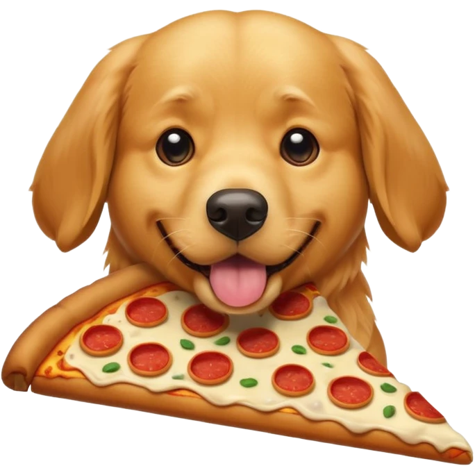 Pizza dog emoji