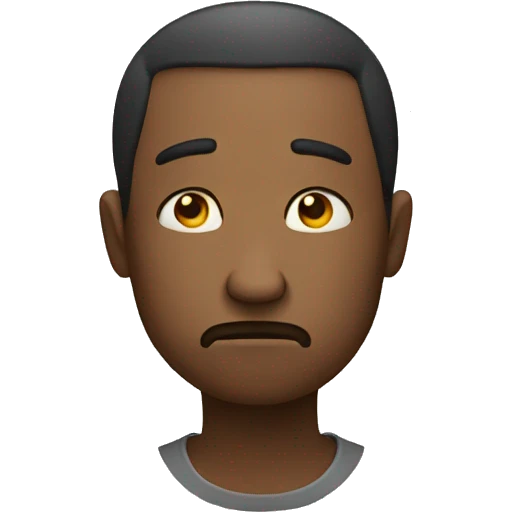 worried about something emoji