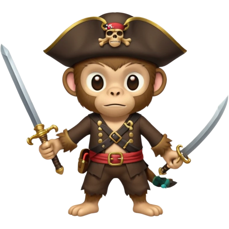 pirate monkey emoji