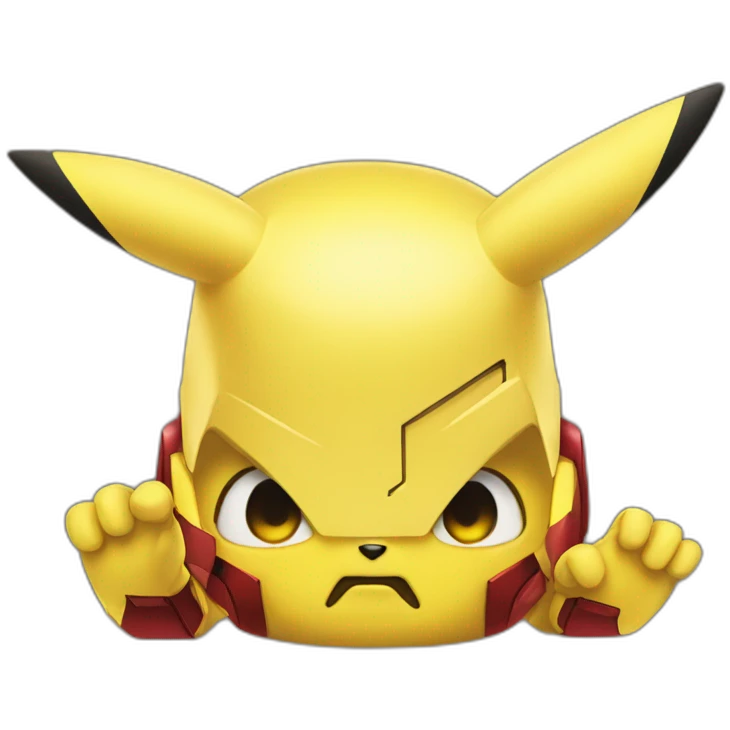 Iron man end pikachu emoji