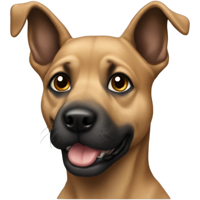 Perro negro  emoji