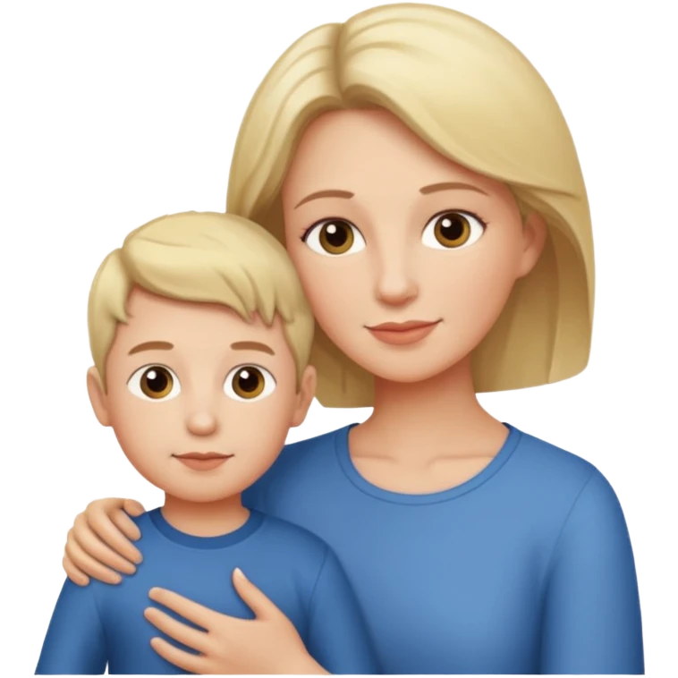 Mum with a Little boy emoji