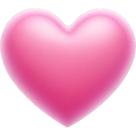 Massive pink heart  emoji
