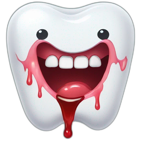Bleeding gums emoji