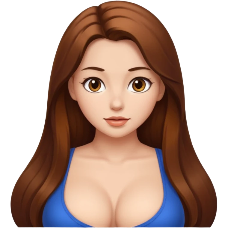 Sexy girl big breasts  emoji