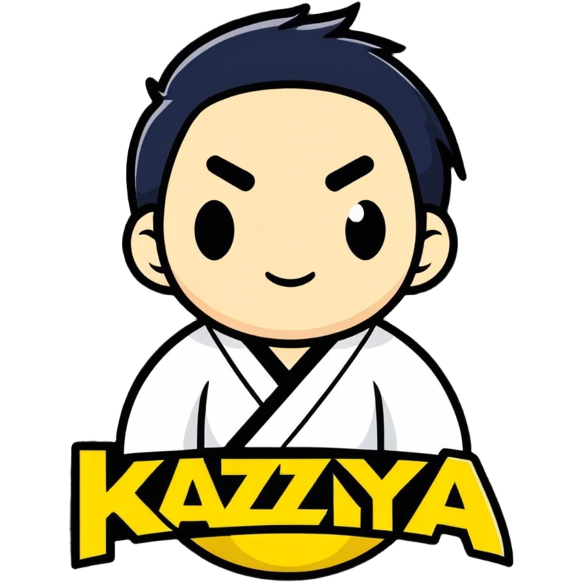 Logo with the name KAZUYA  emoji