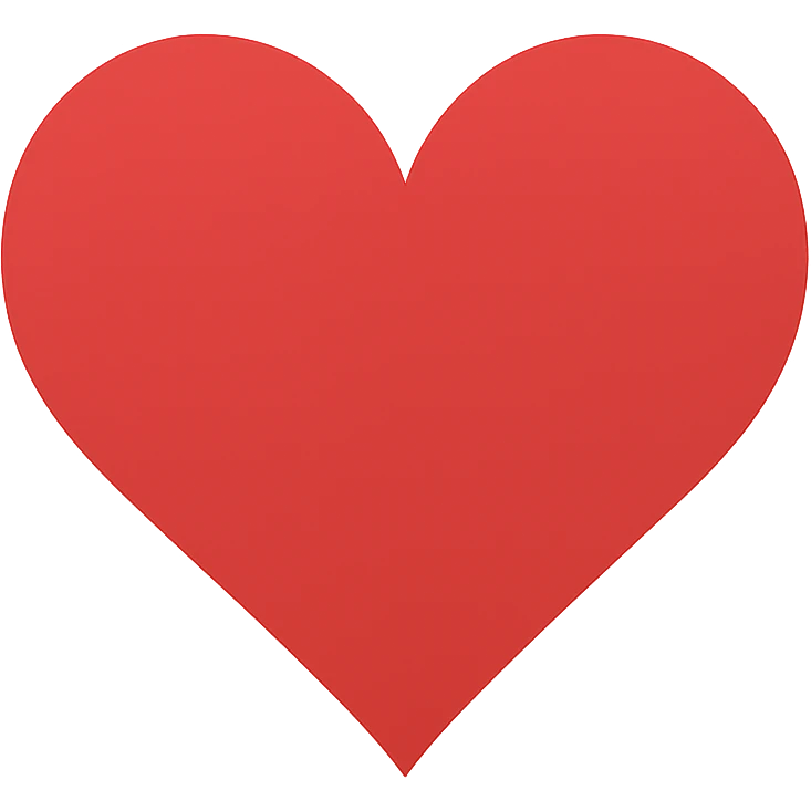 simple heart emoji