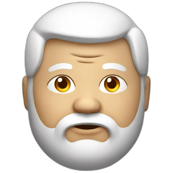A fat man emoji