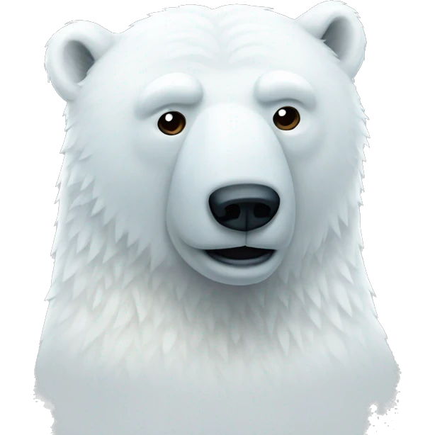 Polar bear emoji