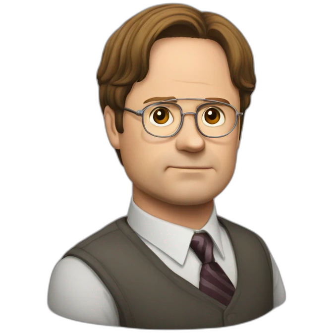 dwight schrute from the office emoji