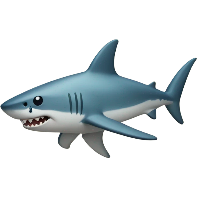 Shark with a t emoji