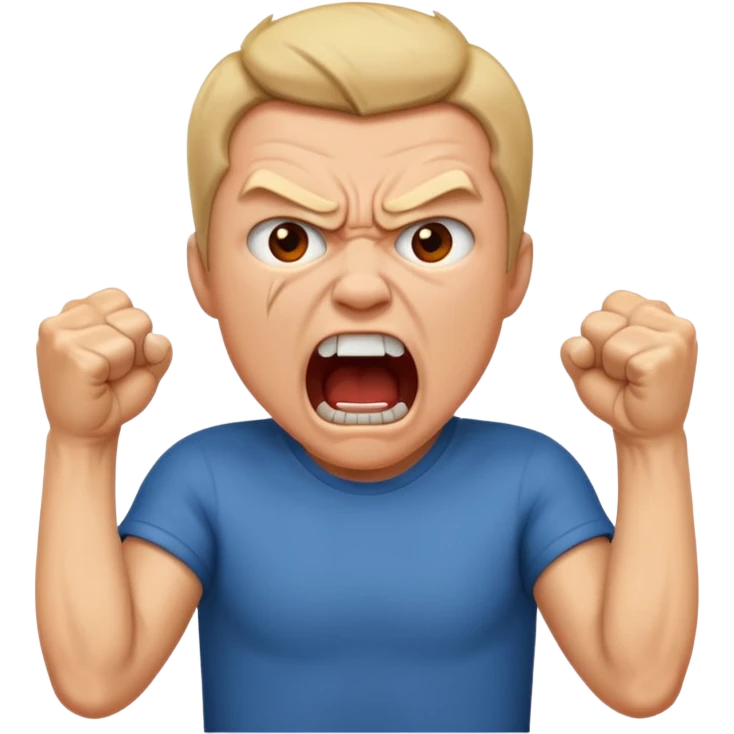 SCREAMING IN RAGE emoji