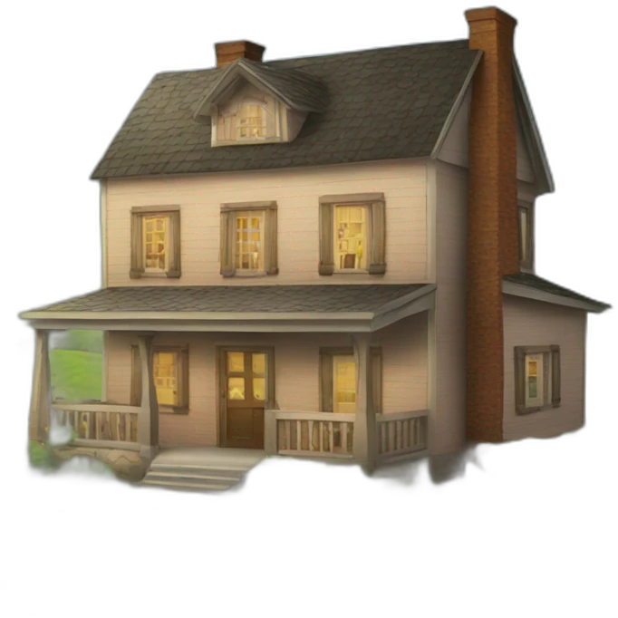 big farm house emoji