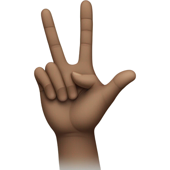the okay hand sign with the fingers facing forward  emoji