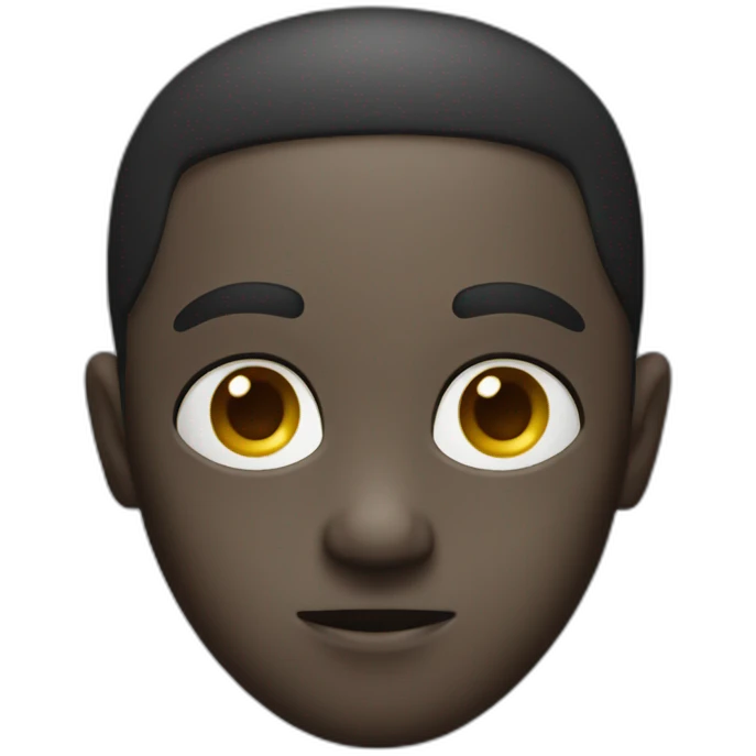 Nibba white face emoji