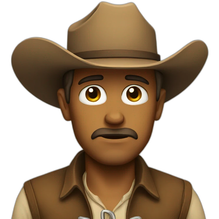 sad-cowboy emoji
