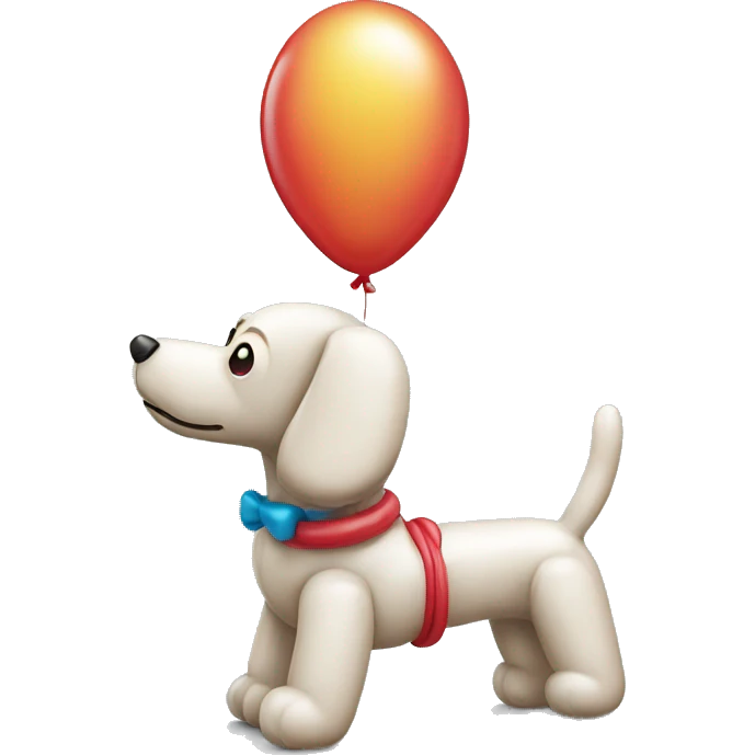 Balloon dog emoji