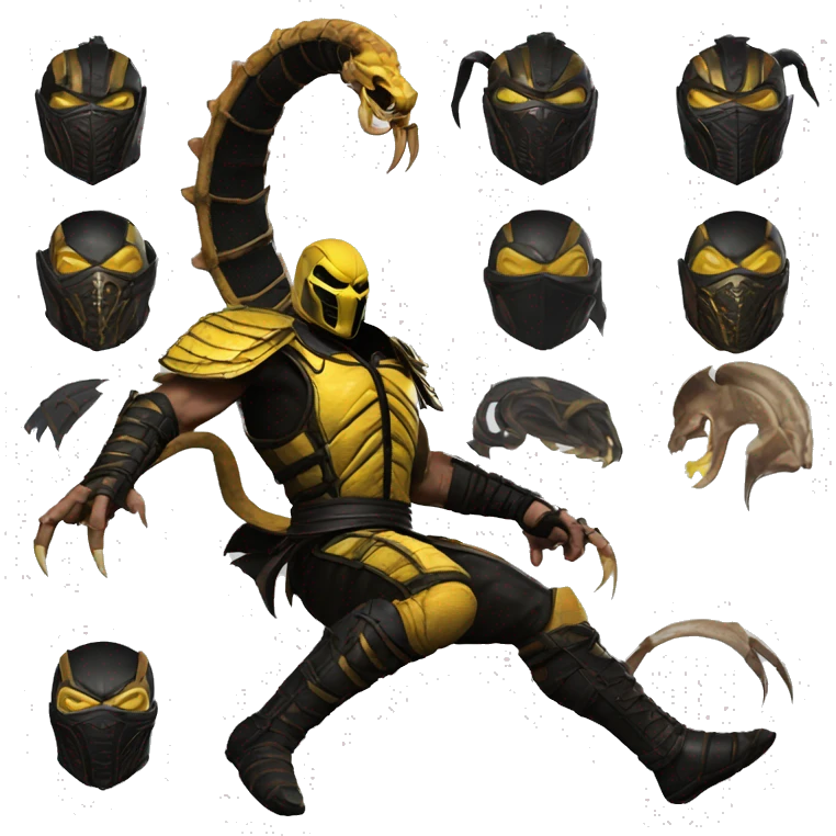 Mortal kombat scorpion  emoji