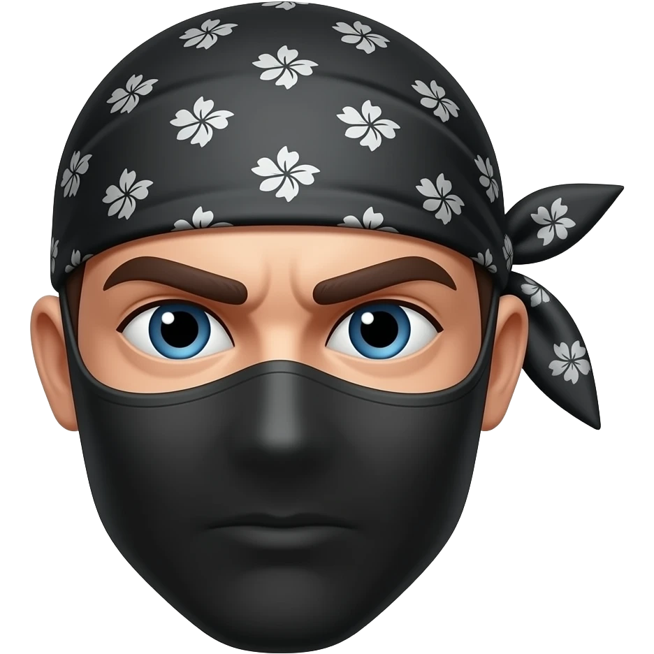 Make the robber emoji. emoji