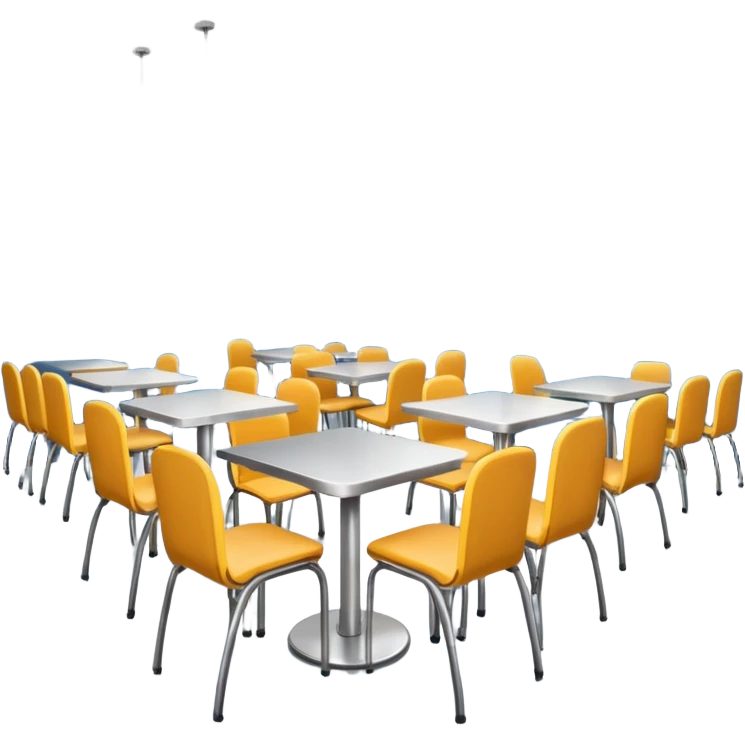 un comedor  de cafeteria emoji
