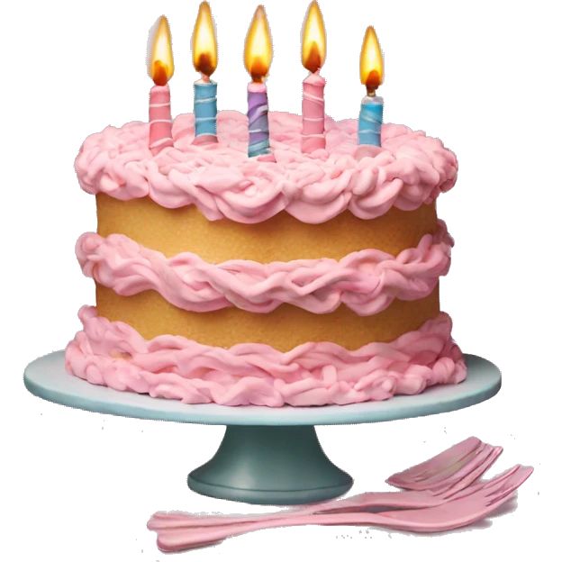 Aesthetic Birthdaycake emoji