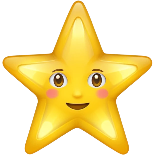 a star without a face emoji