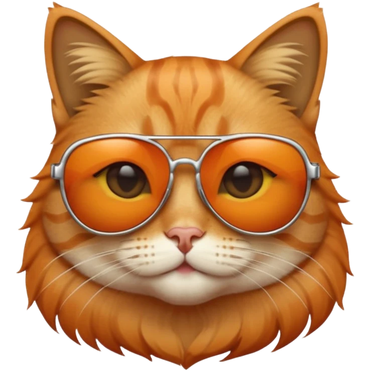 Cat wearing sunglasses emoji