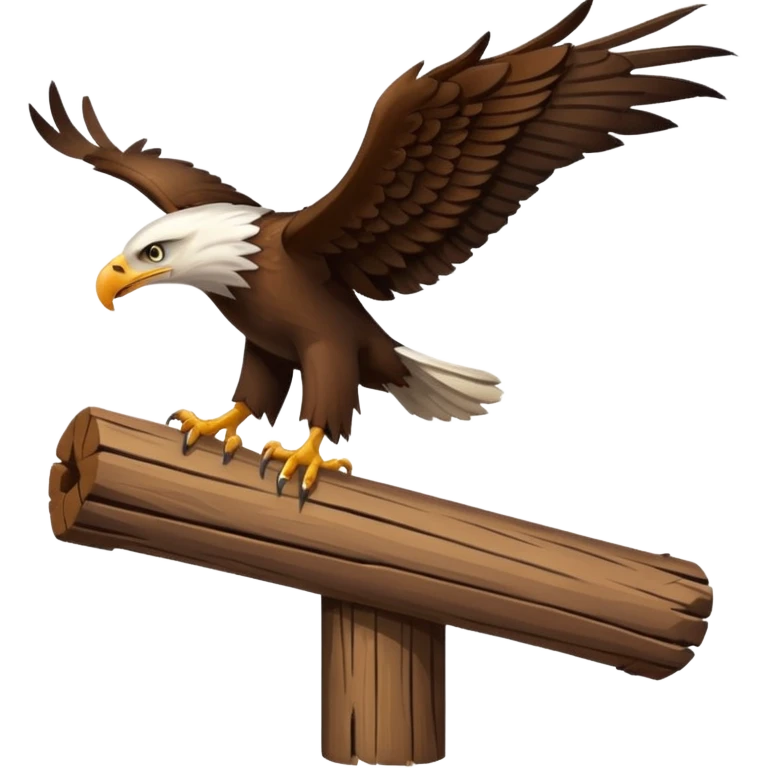 Eagle drag a post emoji