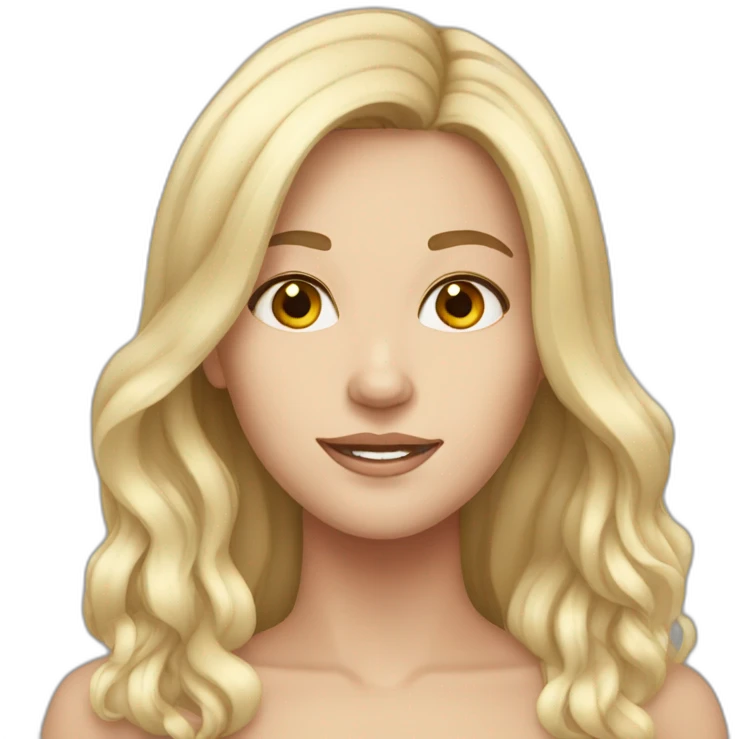 white women with long hair ruby color emoji