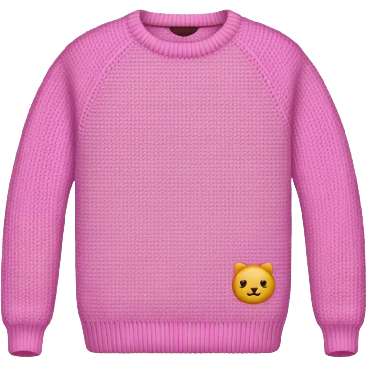 pink sweater emoji