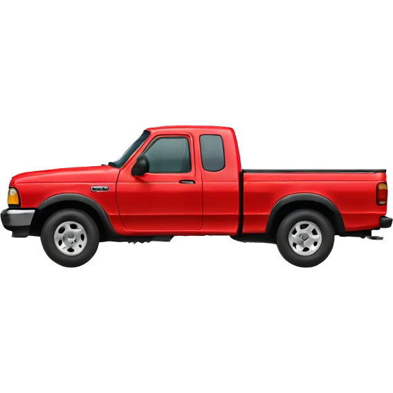 1992 red ford ranger  emoji