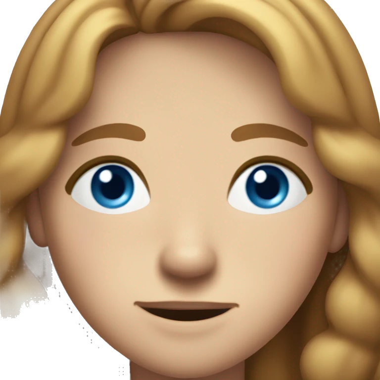 Not fat, but not skinny. Slightly freckles with acne. Light brown hair and blue eyes. Good teeth. Slightly big nose.  emoji
