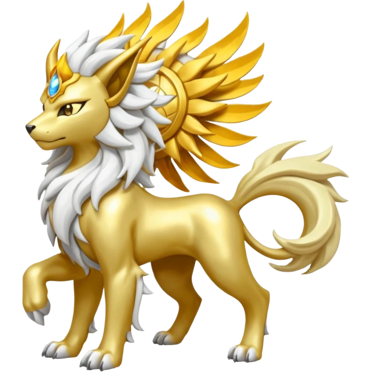Solgaleo-Fakémon-hybrid-creature (full body)  emoji